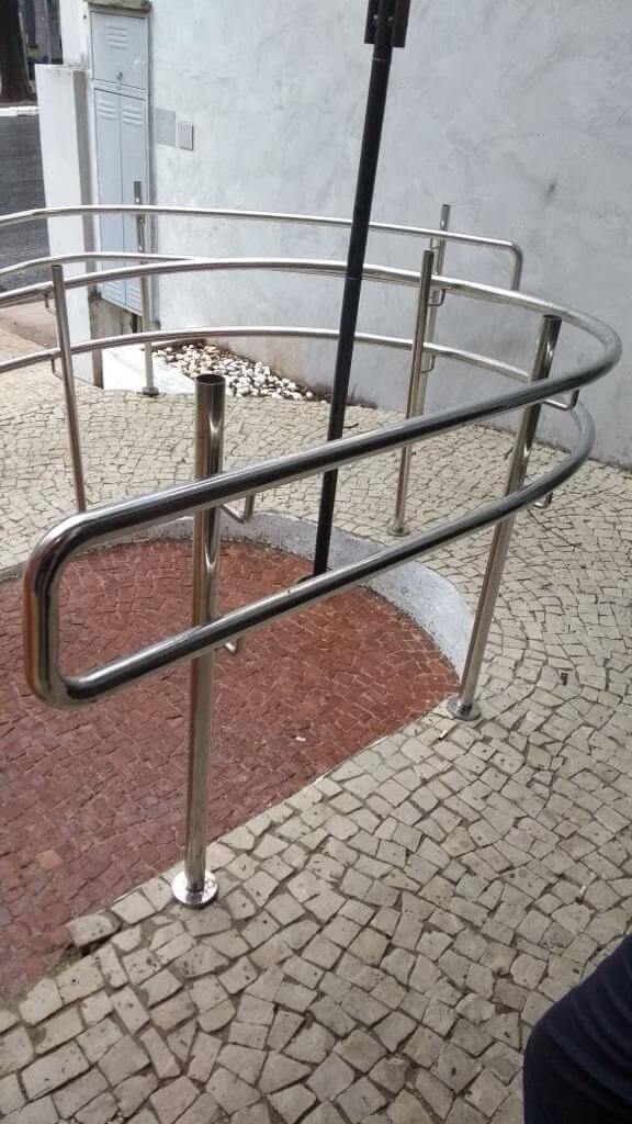 Corrimão Inox para Rampa (3)