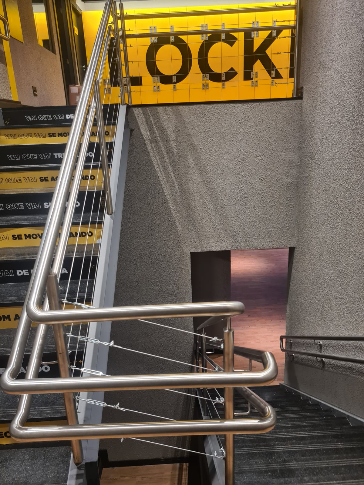 corrimao de acessibilidade em aco inox