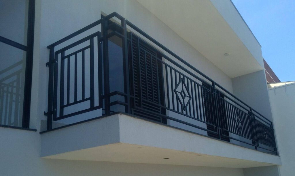 Parapeito de aço inox