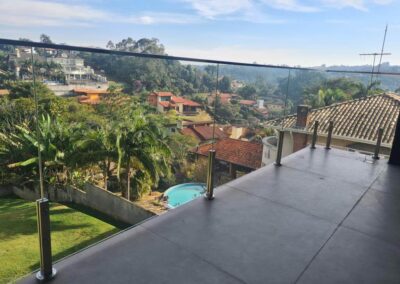 Guarda Corpo em Vidro e Inox no Litoral Paulista em Ilha Comprida