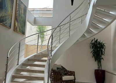 Guarda Corpo em Vidro e Inox no Litoral Paulista em Ilha Comprida