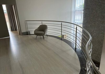 Guarda Corpo em Vidro e Inox no Litoral Paulista em Ilha Comprida