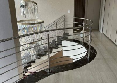 Guarda Corpo em Vidro e Inox no Litoral Paulista em Ilha Comprida