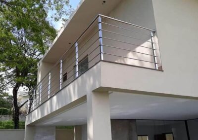 Guarda Corpo em Vidro e Inox no Litoral Paulista em Ilha Comprida