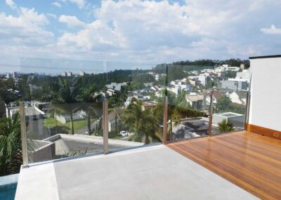 Guarda Corpo em Vidro e Inox no Litoral Paulista em Ilha Comprida