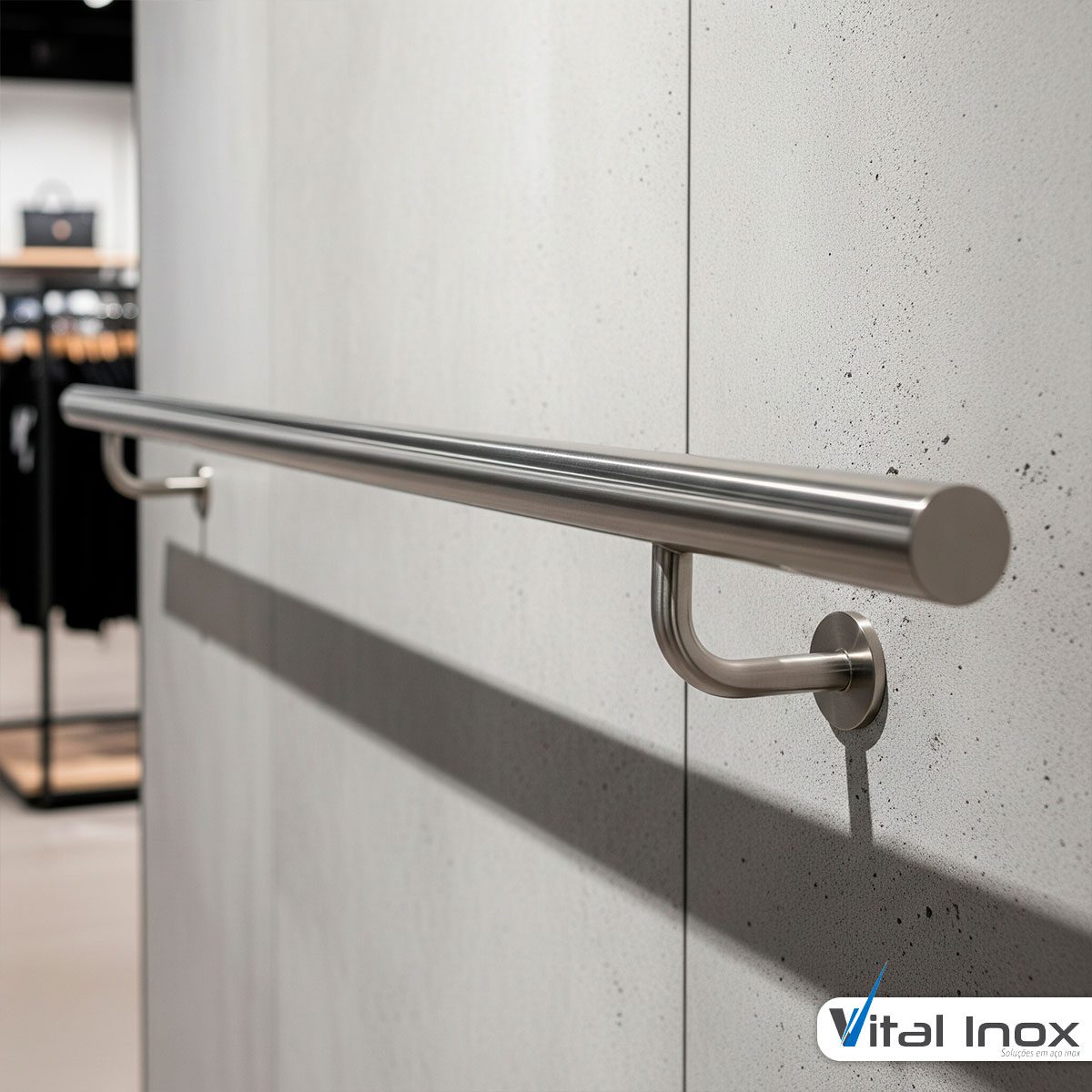 Corrimão de Parede em Inox