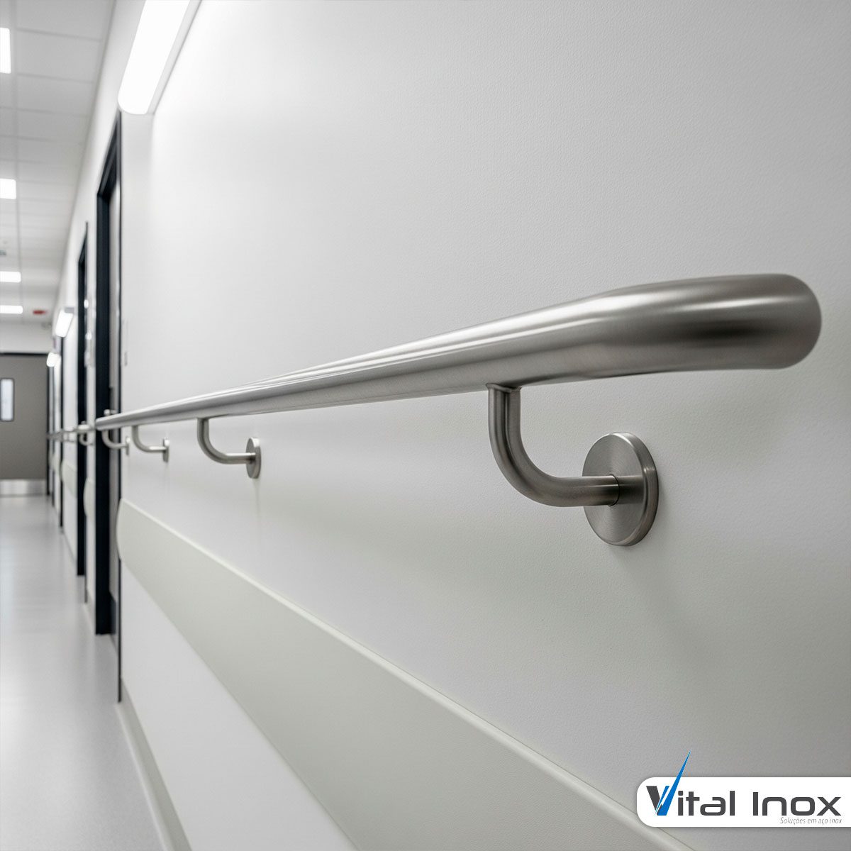 Corrimão de Parede em Inox