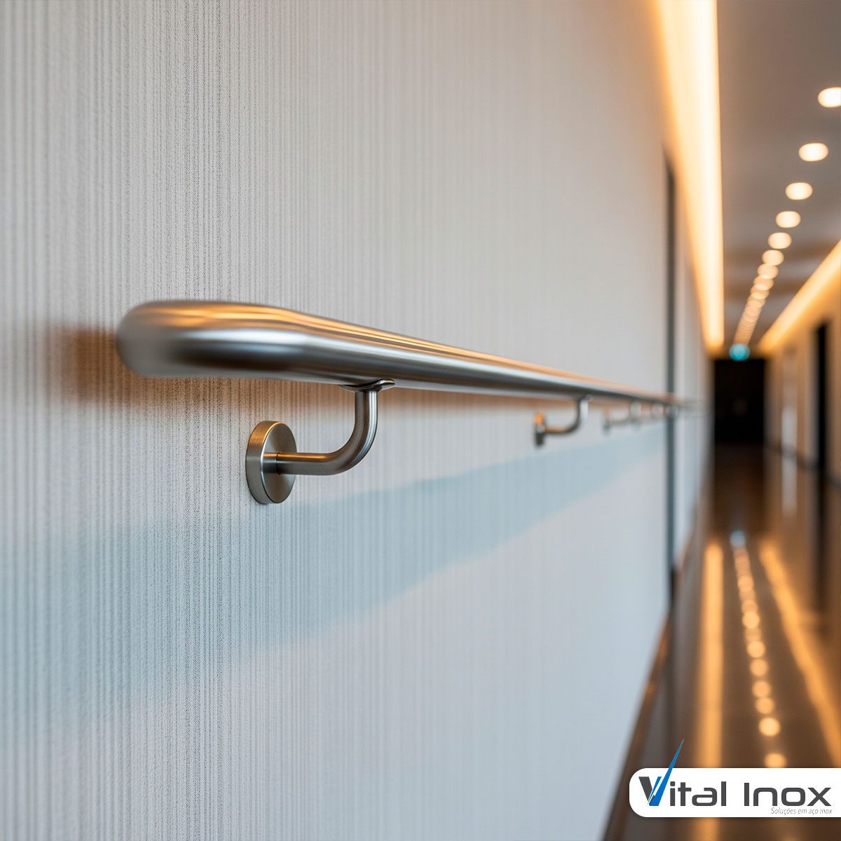 Corrimão de Parede em Inox