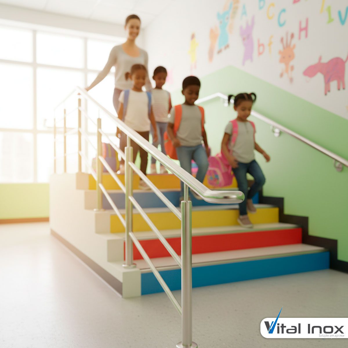 Corrimão Inox