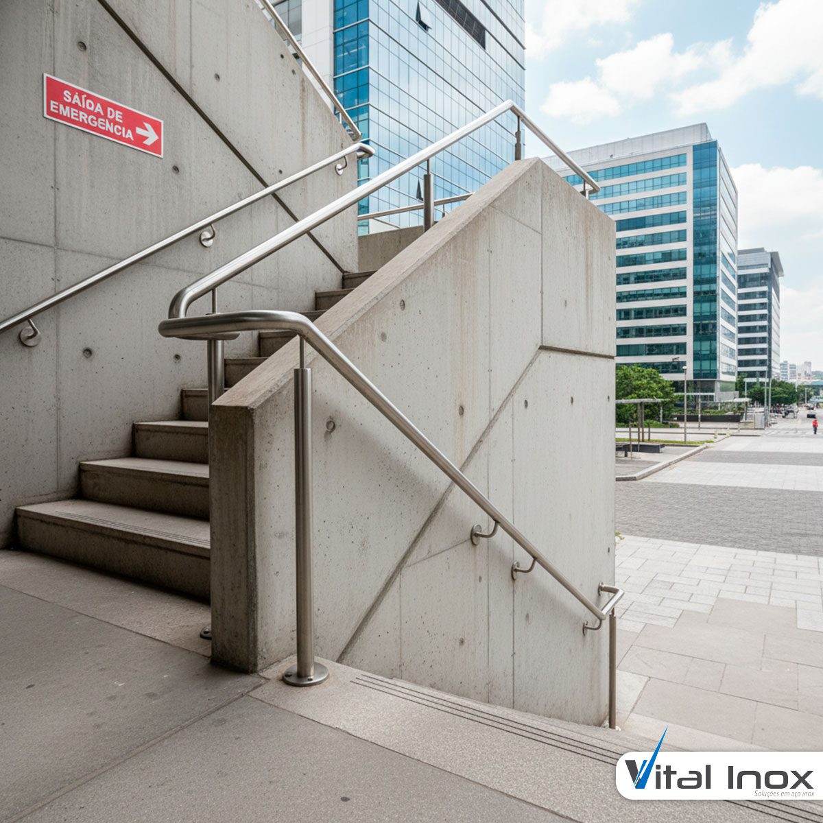 Corrimão Inox