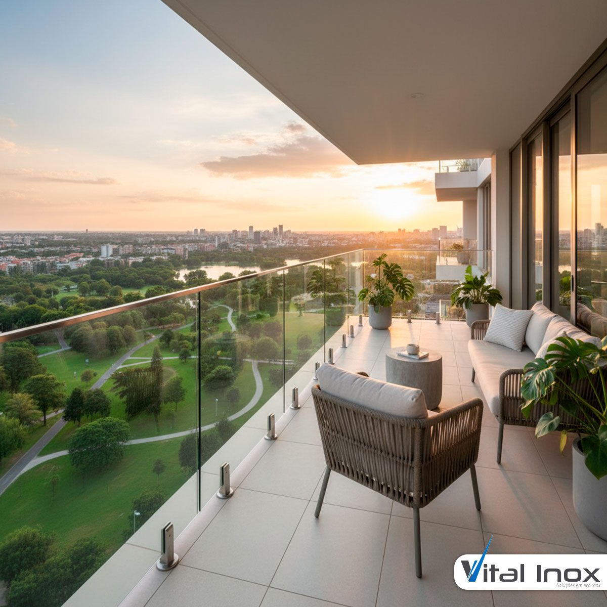 Guarda Corpo de Vidro Temperado