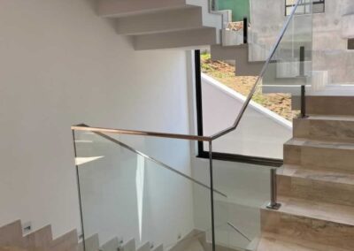 Guarda Corpo de Vidro com Inox