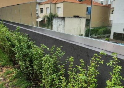 Guarda Corpo de Vidro com Inox