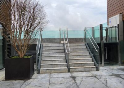 Guarda Corpo de Vidro com Inox