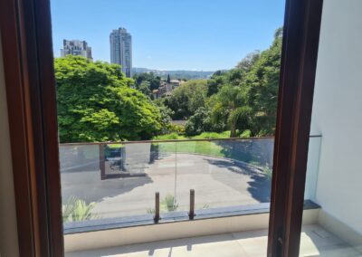 Guarda Corpo de Vidro com Inox