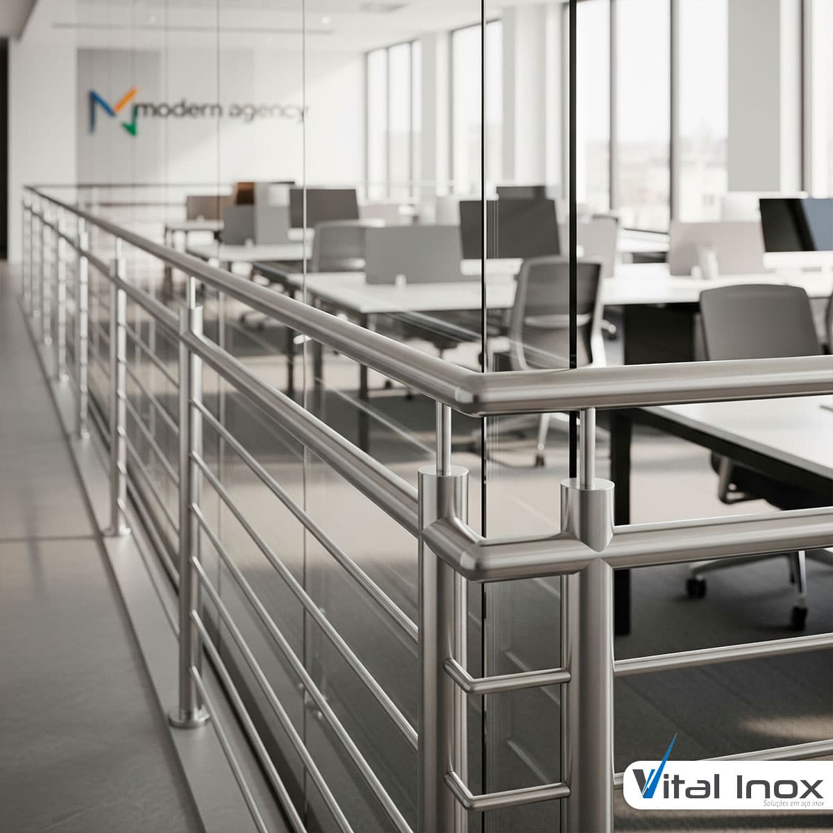 Guarda Corpo de Inox