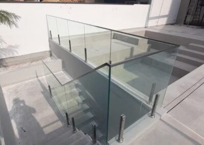 Guarda Corpo de Vidro com Inox