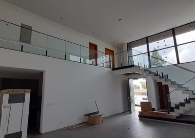 Guarda Corpo de Vidro com Inox